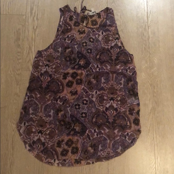 Wilfred printed sheer tank top - Picture 2 of 3